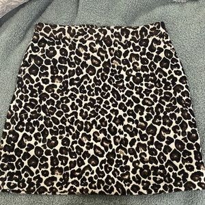 Leopard skirt